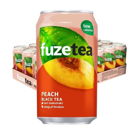 Fuze Tea Peach Black blik 24x330 ml