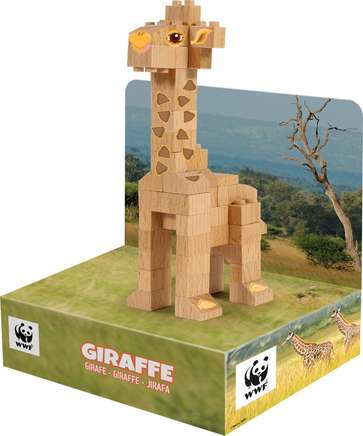 FabBrix - Houten speelgoedstenen - WWF Giraffe