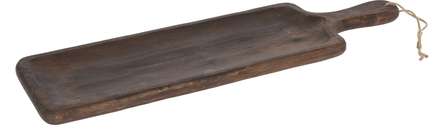 Serveerplateau hout gebrand 59 cm