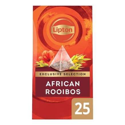 Lipton Exclusive Selection - Afrikaanse rooibos thee - 25 theezakjes