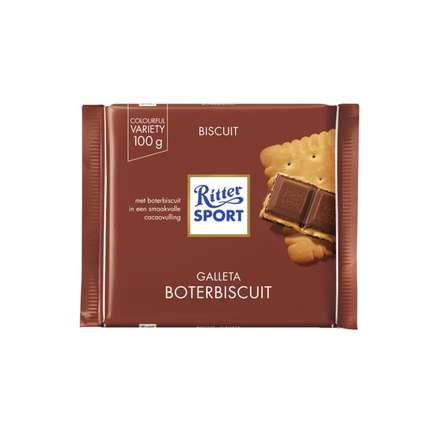 Ritter Sport Chocolade - Melk Boter Biscuit - tablet - 100 gram