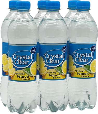 Crystal Clear - Sparkling Lemon - 6 x 0,5 liter