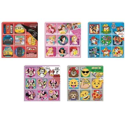 Stickers in een box 36 stuks - Minnie Mouse