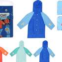 Regenjas voor kinderen duo kleur blauw - Maat M