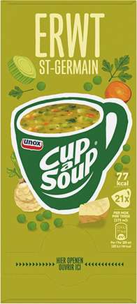 Unox Cup-a-Soup - erwtensoep - 21 x 175ml