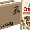 Quaker Cruesli -  Ontbijtgranen - Cookies & Cream - 450 gr - Doos 6 pak