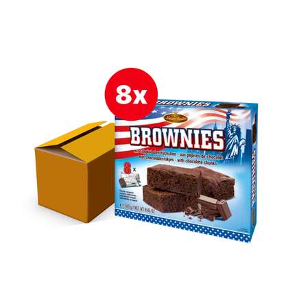 Brownies (8x30g) 240g - Doos 8 stuks