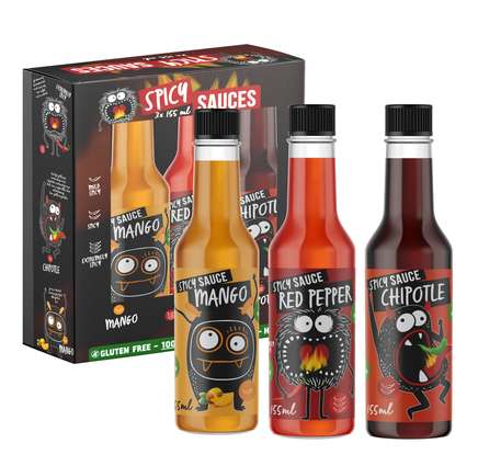 Giftset Spicy Sauce 3x155 ml