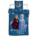 Disney Frozen - Dekbedovertrek Elsa & Anna- Eenpersoons - 140 x 200 cm - Polyester
