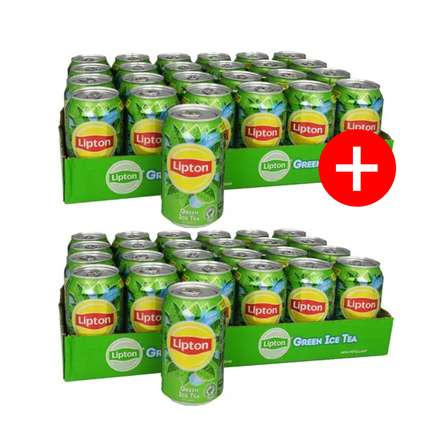 Lipton ice tea green pack blik 2x 24x330 ml NL