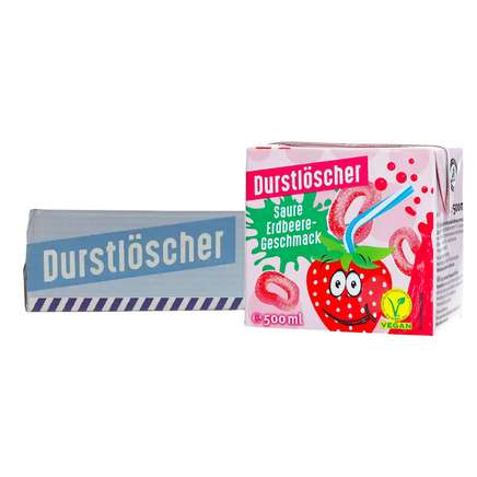 Dorstlesser - Vruchtensap - Zure Aardbeien - 12x500 ml