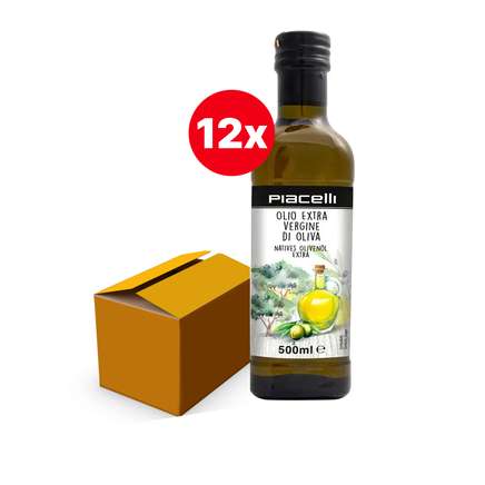 Extra vierge olijfolie 500ml - Doos 12 stuks
