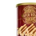 Wafer rolls gevuld met cappucino creme - Doos 12 stuks