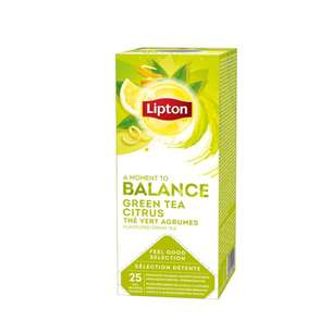 Lipton Balance Green Tea Citrus -  doos 25 theezakjes
