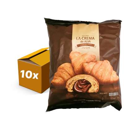 Croissant - La Crema - Cacaoroom vulling - 210g - doos 10 stuks