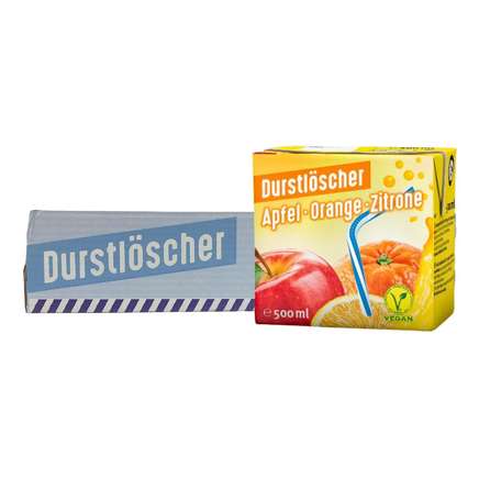 Dorstlesser - Vruchtensap - Appel - Sinaasappel - Citroen - 12x500 ml