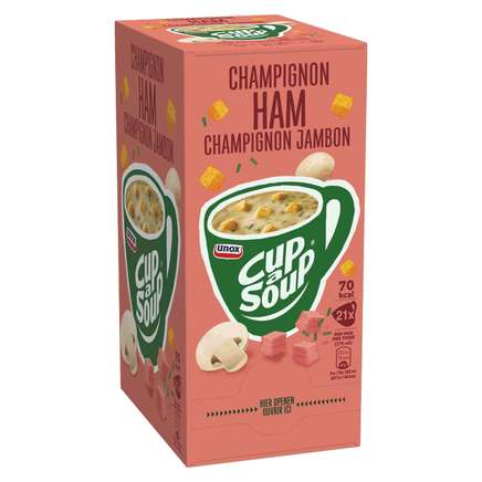 Unox Cup-a-Soup - Champignon-Ham - 21 x 175ml