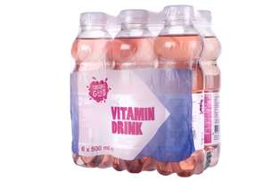 Vitamin Drink Framboos-Granaatappel 6x 0,5 L