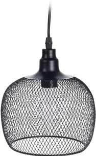 Hanglamp draad zwart 30x30 cm