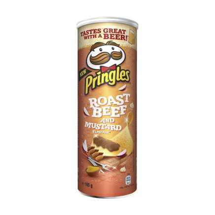 Pringles Roast Beef and Mustard Flavour 165 gr