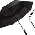 Paraplu fiber - Zwart - dia 130 CM