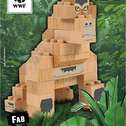 FabBrix - Houten speelgoedstenen - WWF Gorilla