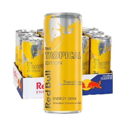 Red Bull The Tropical Edition blik 12x250 ml