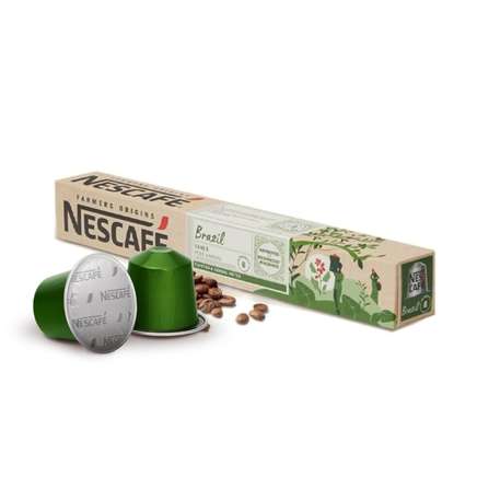 Nescafe Farmers Origin - Brazil Lungo 10 cups Nespresso compatibel