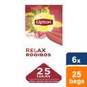 Lipton Relax - Rooibos - 25 theezakjes - Doos 6 stuks