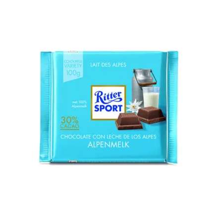 Ritter Sport Chocolade - Alpenmelk - tablet - 100 gram