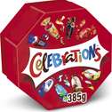 Celebrations - Uitdeelchocolade - 385 gram - Doos 8 stuks