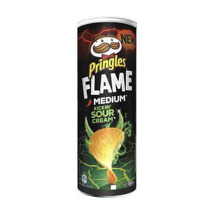 Pringles Flame Medium Kickin Sour Cream Flavour 160 gr