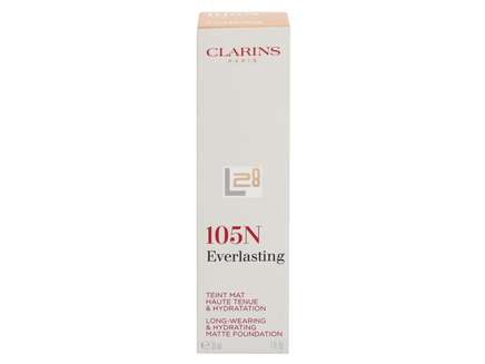 Clarins Everlasting Long-Wearing Matte Foundation - 30.0 ml. - #105N Nude